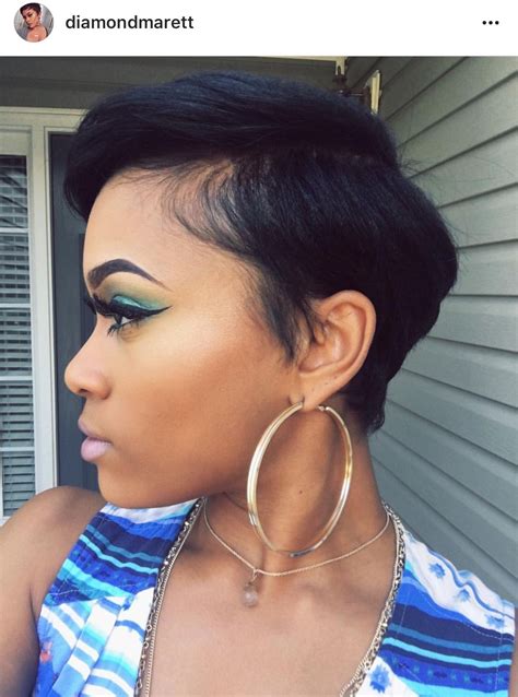 32 popular style tong hairstyle for short black hair