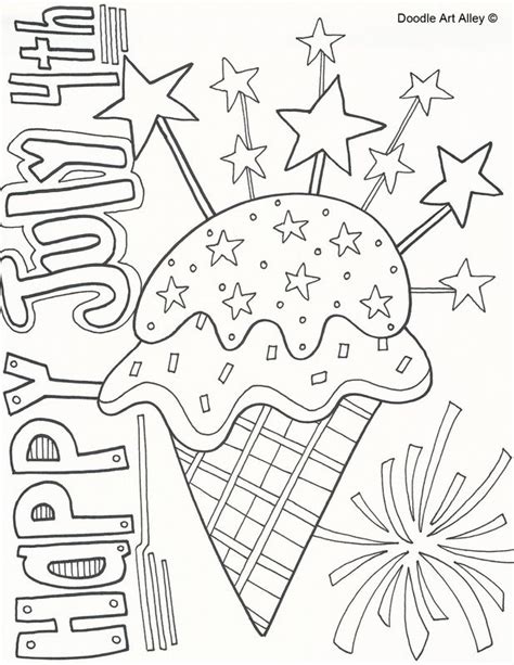coloring pages  fourth  july boringpopcom