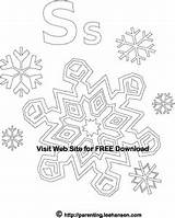 Coloring Pliers Snowflake Printable Designs sketch template
