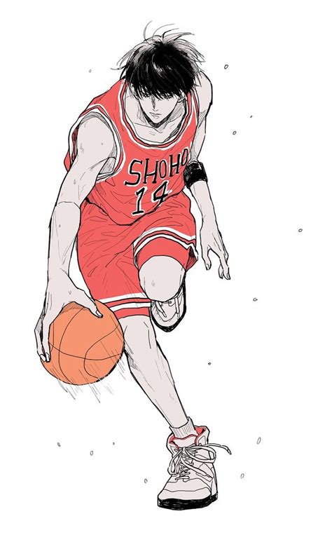 atuuuuuta slam dunk anime basketball drawings basketball anime