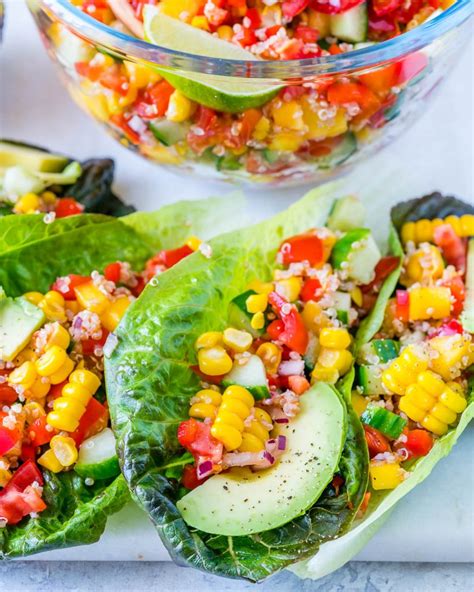 These Creative Quinoa Salsa Lettuce Boats Will Make You