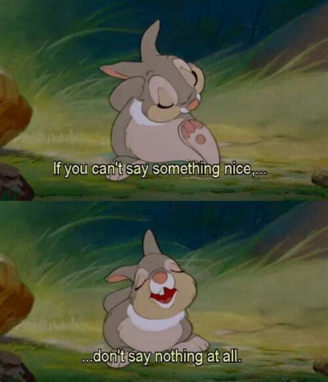 Bambi Quotes Thumper Rabbit Quotesgram