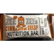 zee zees nutrition bar cinnamon crisp calories nutrition analysis  fooducate