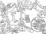 Jurassic Dinosaurs Lego Coloring Pages Park Printable Colouring Color Kids Prehistoric Drawing Engineered Dazzling Engaging Genetically Paleontology Rica Futuristic Visually sketch template