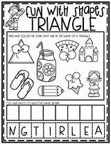 Shapes Worksheets Coloring Fun Pages sketch template