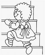 Coloring Raggedy Pages Ann Andy Cartoons Doll Colouring Book Shovel Blues Clues Pail Printable Print Kids Library Clipart Popular Coloringhome sketch template