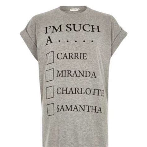 T Shirt Sex And The City Miranda Hobbes Samantha Jones Charlotte
