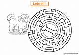 Animali Labirinti Pianetabambini Labirinto sketch template