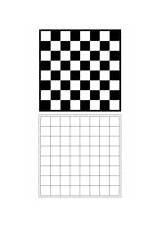 Coloring Chess Chessboard Pages sketch template