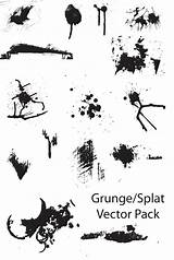 Trash Polka Grunge Manchas Splat Abstractos sketch template