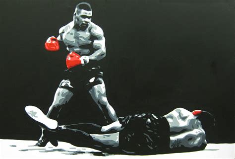 Mike Tyson 5 Painting By Geo Thomson