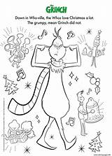 Grinch Coloring sketch template