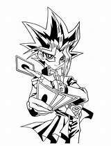 Coloring Yugi Pages Anime Yugioh Anycoloring sketch template