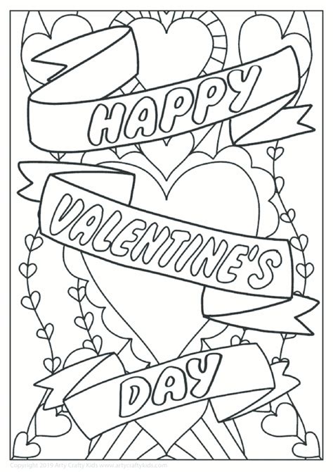 happy valentines day colouring page arty crafty kids
