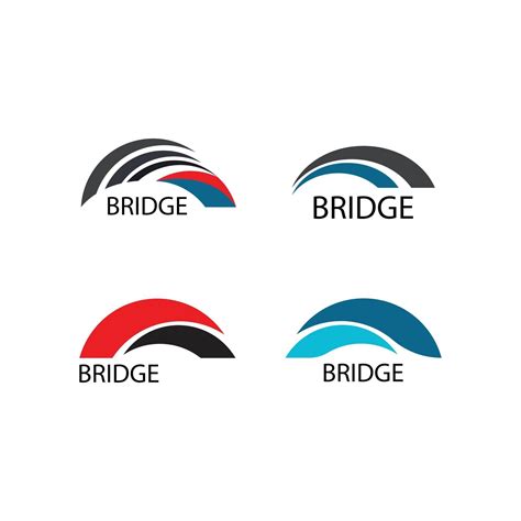 modele de logo de pont  art vectoriel chez vecteezy