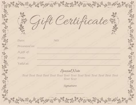 pin  certificate template