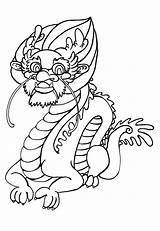 Zodiac Chinese Animals Pages Coloring Colouring Template Animal sketch template