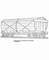 Train Coloring Pages Freight Trains Car Csx Diesel Tanker Template Different Railroad Vinegar sketch template