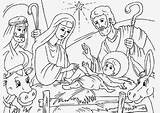 Colorare Nativity Disegni Presepe sketch template