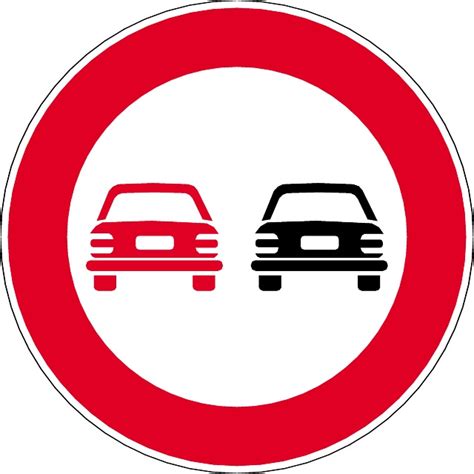 overtaking sign royalty  stock svg vector
