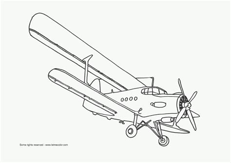 airplane coloring pages    print