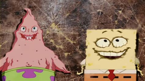 creepy spongebob and patrick face swap face swap know your meme