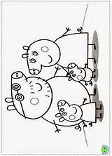 Peppa Porquinha sketch template