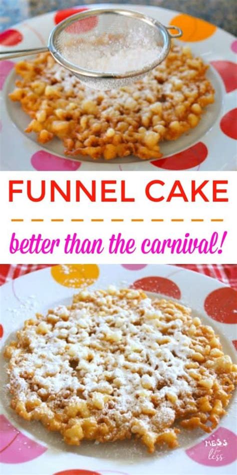 funnel cake recipe mess