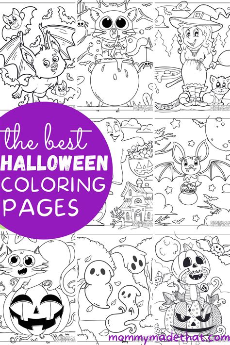spooktacular halloween coloring pages tons   printables