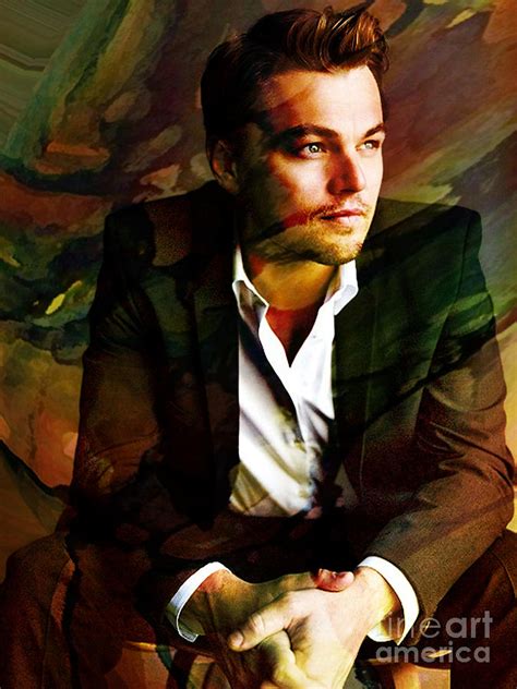 Leo Dicaprio Painting Mixed Media By Marvin Blaine