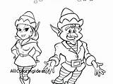 Elf Coloring Buddy Pages Getcolorings Girl sketch template