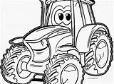 Traktor Deere sketch template
