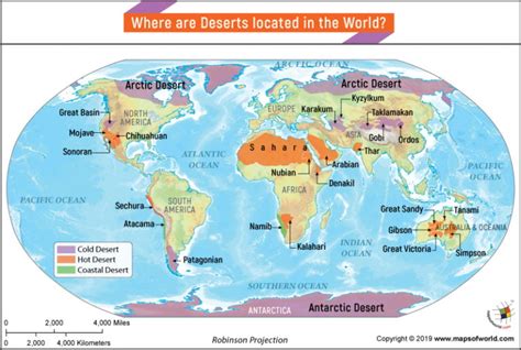 deserts located