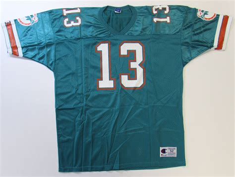 lot detail  marino signed miami dolphins jersey