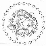 Embroidery Transfers sketch template