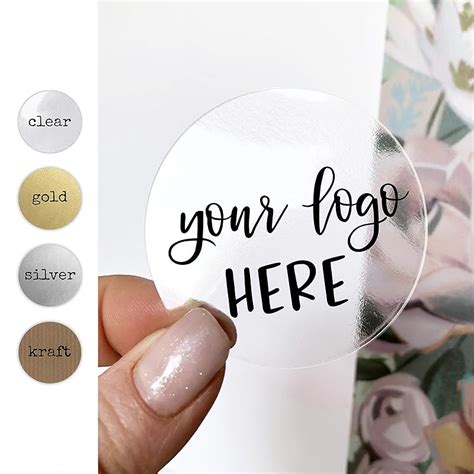 custom product label stickers personalized business labels logo sticker sheet  packaging