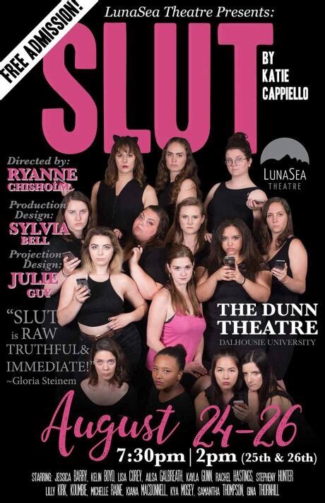 halifax premiere of slut the play puts sexual assault centre stage