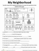 Worksheet Studies Neighborhood sketch template