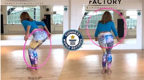 Watch Woman Breaks Guinness World Record For Butt Hula Hooping 102 3