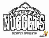 Lakers Nuggets Denver Nba Escudos Ausmalbilder sketch template