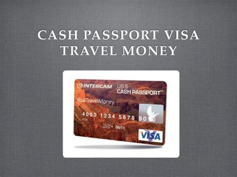 tarjetas de prepago visa travel money intercam