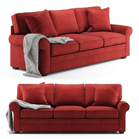 Cindy Crawford Home Bellingham Cardinal Sofa 3d Model Cgtrader