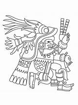 Coloring Pages Aztec Chantico Goddess Fires Getcolorings Drawing Printable Print Color sketch template