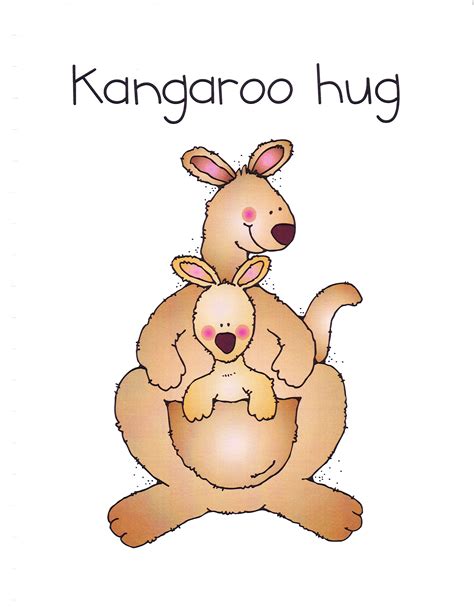 flashcards letter  kangaroo clip art library