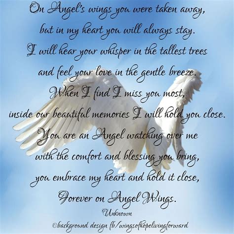 On Angels Wings I Love And Miss You So Much Grandmom Angel