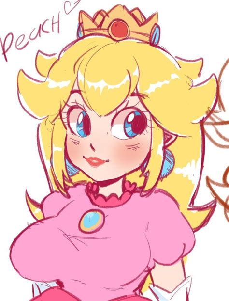 Princess Peach Fanart Princesa Peach