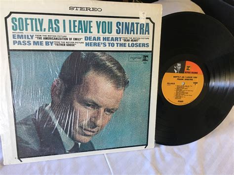 vintage frank sinatra  record lot softly   leave  st etsy
