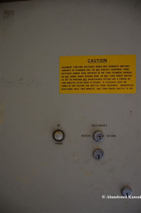 Bunker Safety Instructions Abandoned Kansai
