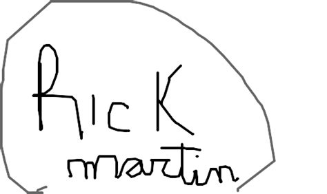 rick martin desenho de bigtimerush gartic