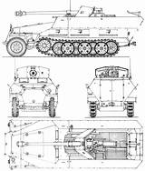 251 Kfz Sd Blueprint Military Tank Ww2 Drawing Tanks Drawingdatabase Drawings Technical Blueprints Sdkfz German Vehicles Wwii Panzer Vehicle Truck sketch template